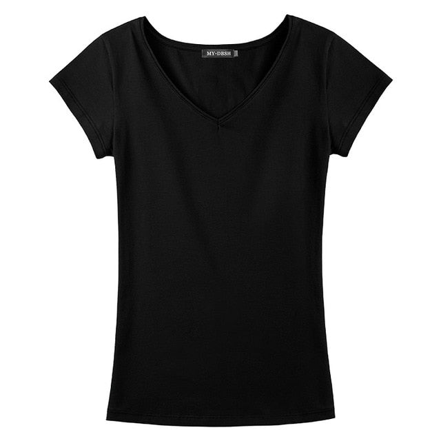 Tops Tees 5XL 2019 summer style Ladies casual under shirt womens t-shirt roupas femininas short sleeve tshirt t shirts for women