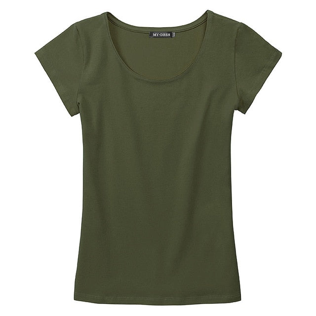 Tops Tees 5XL 2019 summer style Ladies casual under shirt womens t-shirt roupas femininas short sleeve tshirt t shirts for women