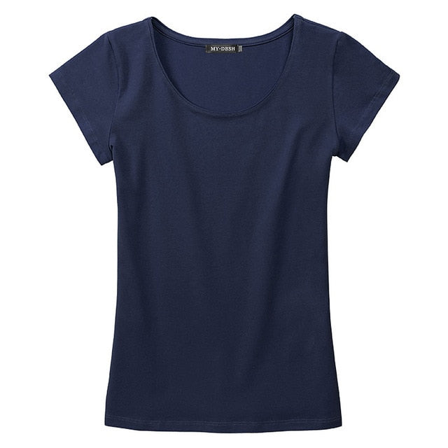 Tops Tees 5XL 2019 summer style Ladies casual under shirt womens t-shirt roupas femininas short sleeve tshirt t shirts for women