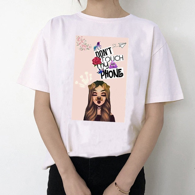 Ariana Grande T Shirt Women 7 Rings Fashion Harajuku Thank U,Next Tshirt 90s Hip Hop Short Sleeve Ullzang T-shirt Top Tee Female