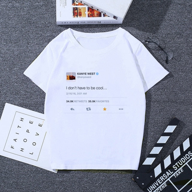 Summer New Wish I Had A Friend Like Me Letter Print Gray Tshirt Large Size Loose Vogue Funny Harajuku Japanese T Shirt Women Top
