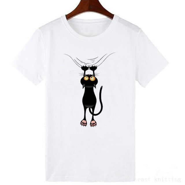 Casual Fun Female T-shirt Top fashion short-sleeved Tee shirt Women Shirt T shirt 2019