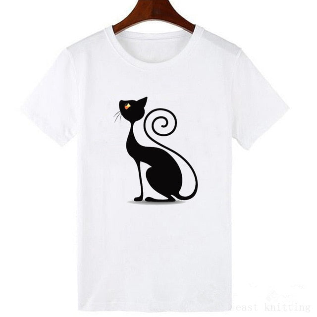 Casual Fun Female T-shirt Top fashion short-sleeved Tee shirt Women Shirt T shirt 2019