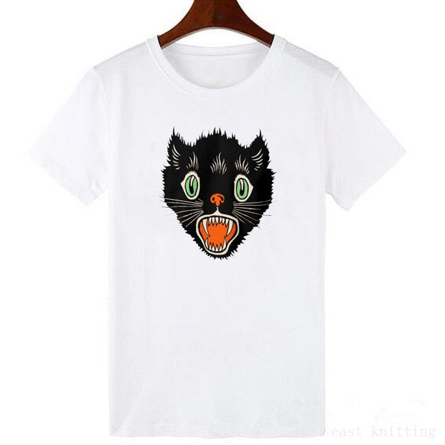 Casual Fun Female T-shirt Top fashion short-sleeved Tee shirt Women Shirt T shirt 2019