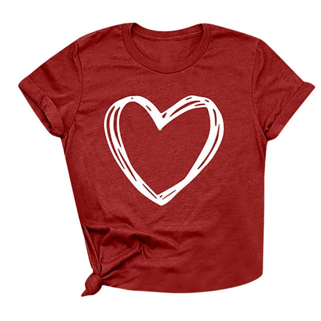 T Shirt Womens Summer Casual Print Tops Tee Shirt Femme Short Sleeve O-Neck T-Shirts Camisetas Verano Mujer Women T-shirt