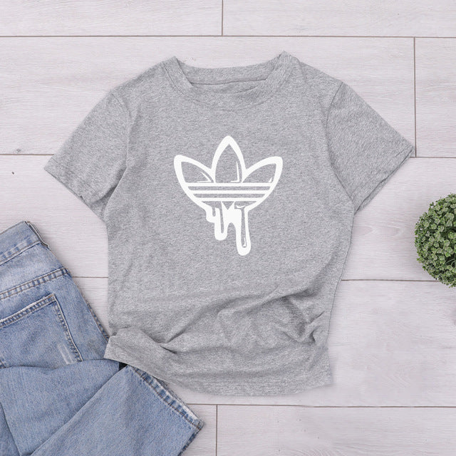 Large Size New Harajuku Love Printed Women T-shirts Casual Tee Shirt Femme Summer Short Sleeve Female T shirt Women Clothing