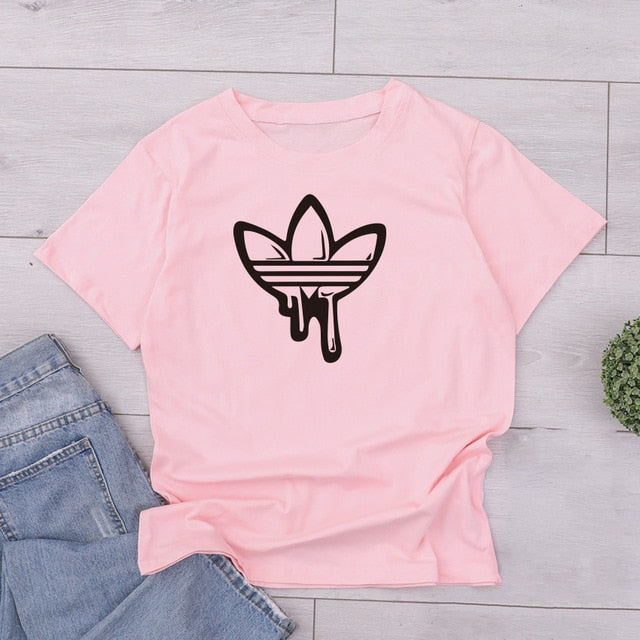 Large Size New Harajuku Love Printed Women T-shirts Casual Tee Shirt Femme Summer Short Sleeve Female T shirt Women Clothing