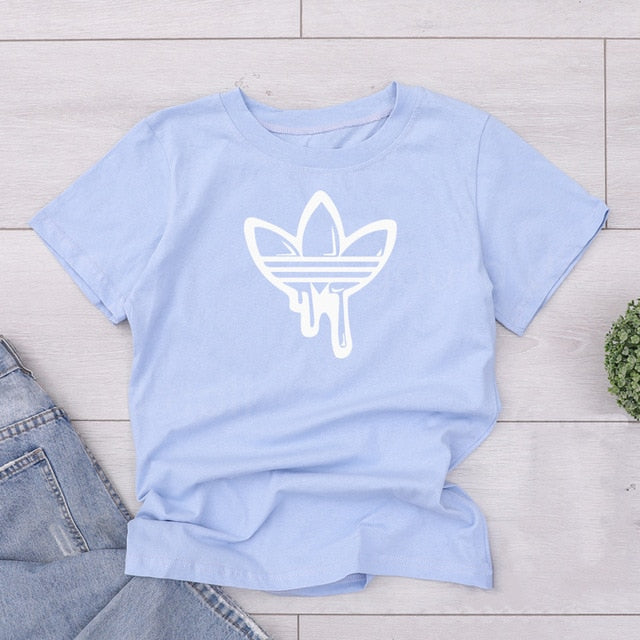 Large Size New Harajuku Love Printed Women T-shirts Casual Tee Shirt Femme Summer Short Sleeve Female T shirt Women Clothing