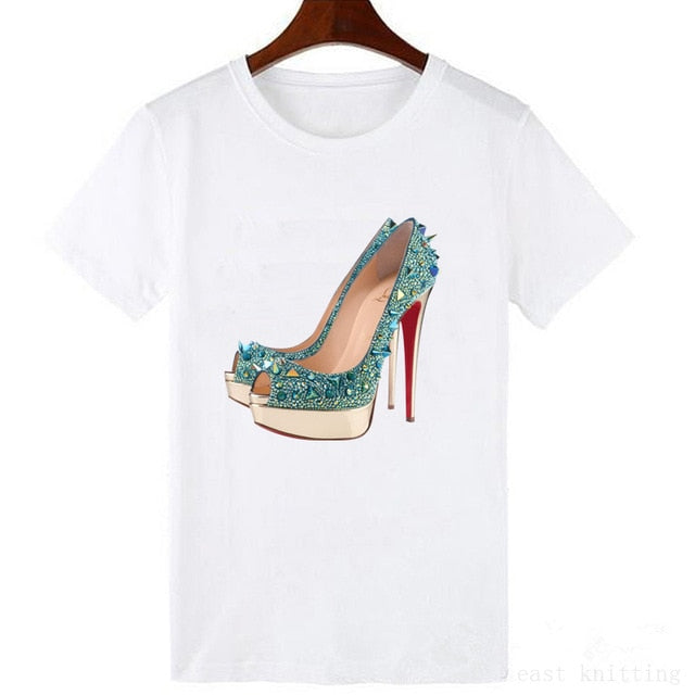 top sell 2019 New Fashion Graphic Print T Shirts Women Cotton Tshirts Casual Short Sleeves Tops Tees Woman Clothing
