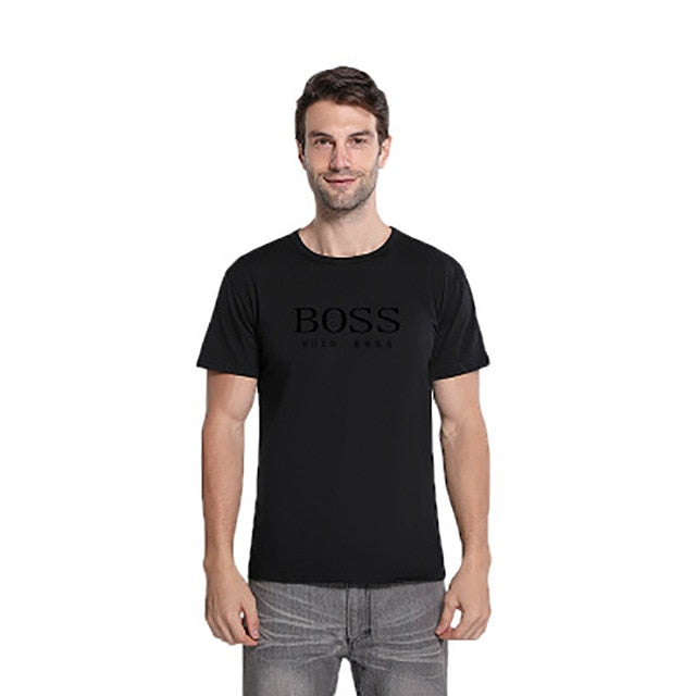 Olevo Hot Sale New Men's Fashion Short Sleeve Letters Print T-Shirt Multicolor Tacksuit Oversized T Shirt Funny Streetwear