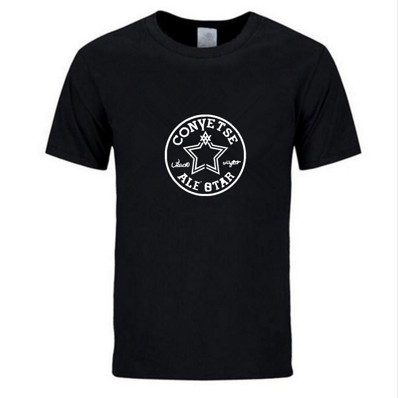 2019 New Mens T Shirt Round neck 2019 Summer Fashion Tees Male T-Shirt Male Tops cotton Print boys tshirt black high quality