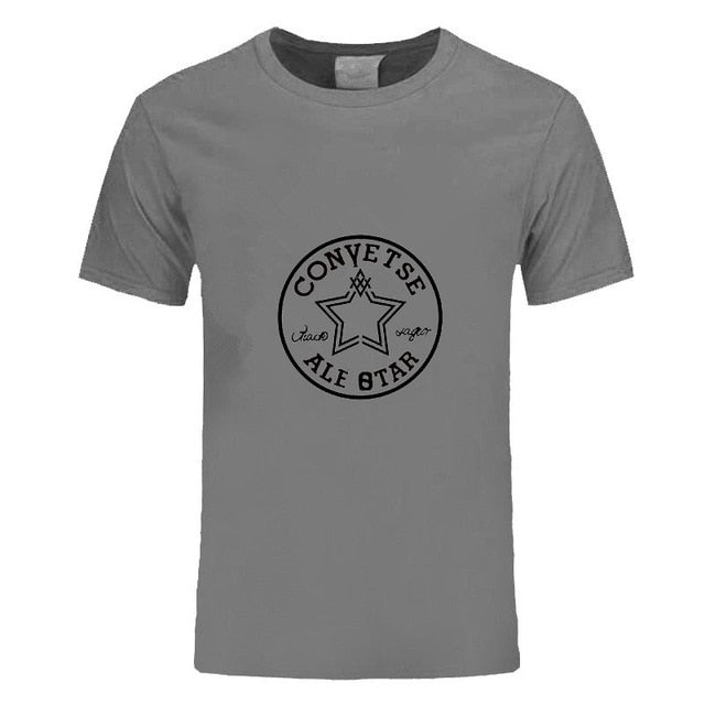 2019 New Mens T Shirt Round neck 2019 Summer Fashion Tees Male T-Shirt Male Tops cotton Print boys tshirt black high quality