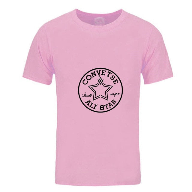 2019 New Mens T Shirt Round neck 2019 Summer Fashion Tees Male T-Shirt Male Tops cotton Print boys tshirt black high quality