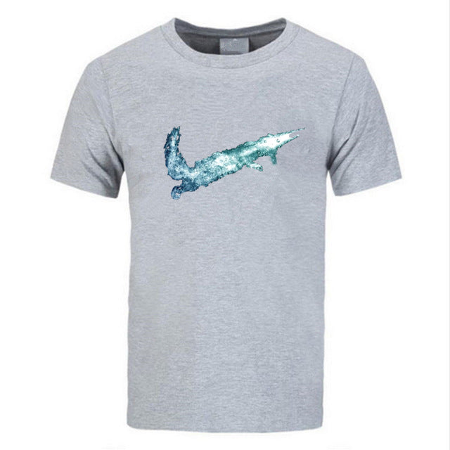 2019 new brand men's T-shirt summer cotton short-sleeved T-shirt high quality men's T-shirt new fashion