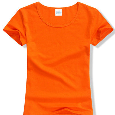2017 Summer High Quality 15 Color S-2XL Plain T Shirt Women Cotton Elastic Basic Tshirt Woman Casual Tops Short Sleeve T-shirt