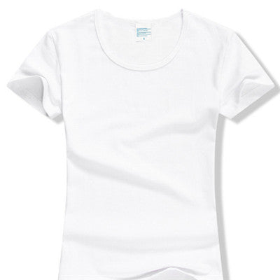 2017 Summer High Quality 15 Color S-2XL Plain T Shirt Women Cotton Elastic Basic Tshirt Woman Casual Tops Short Sleeve T-shirt