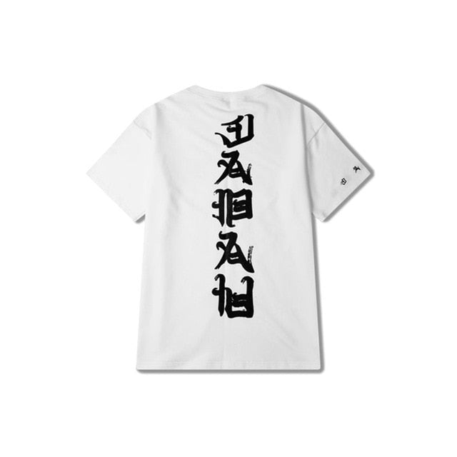 Aelfric Eden 3XL Oversized T Shirts Men Tops Joint Evil T-shirt Streetwear Vogue Loose Couple Tee Shirt Casual Hip Hop Tshirt
