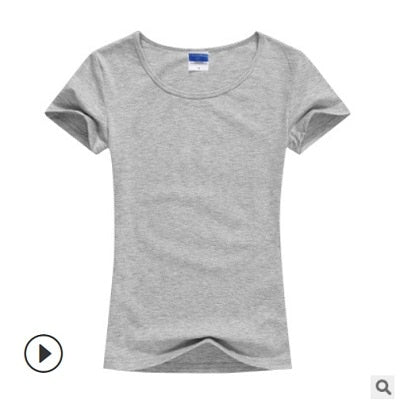 2017 Summer High Quality 15 Color S-2XL Plain T Shirt Women Cotton Elastic Basic Tshirt Woman Casual Tops Short Sleeve T-shirt