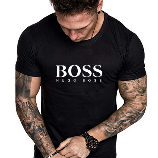 Olevo Hot Sale New Men's Fashion Short Sleeve Letters Print T-Shirt Multicolor Tacksuit Oversized T Shirt Funny Streetwear