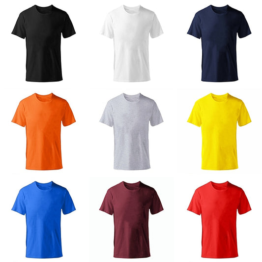 2019 New Solid color T Shirt Mens fashion 100% cotton T-shirts Summer Short sleeve Tee Boy Skate Tshirt Tops Plus size XS-M-XL