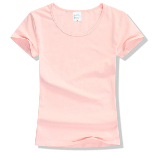 2017 Summer High Quality 15 Color S-2XL Plain T Shirt Women Cotton Elastic Basic Tshirt Woman Casual Tops Short Sleeve T-shirt